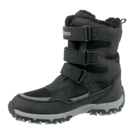 Sapatos de inverno Kappa Great Tex Jr 260558K-1115 preto 1