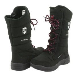 Botas de neve com membrana American Club SN12 em preto rosa 4 Botas de neve com membrana American Club SN12 em preto rosa 4