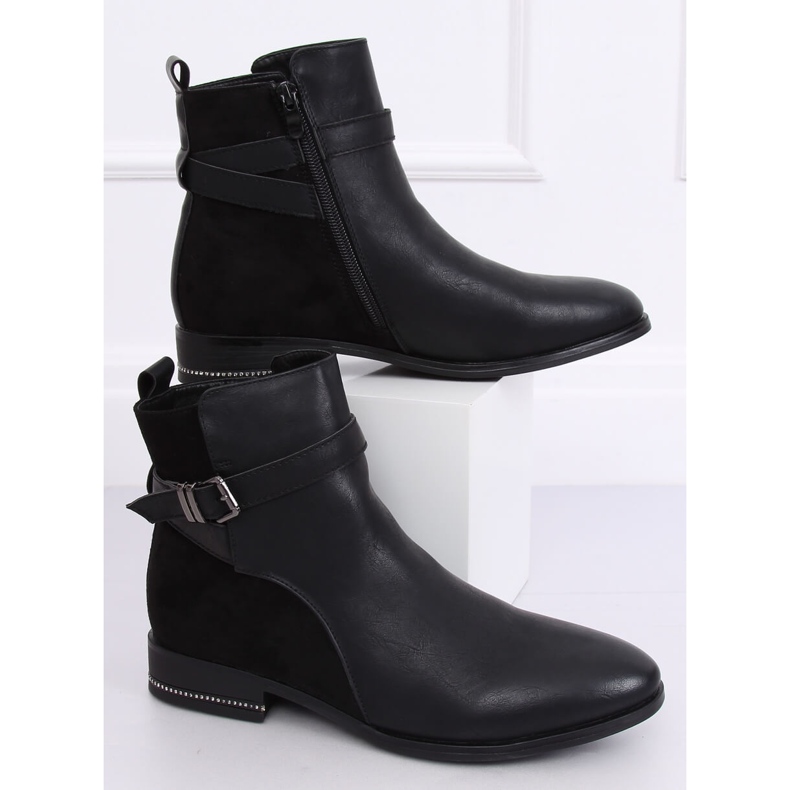 Botas Jodhpur pretas para mulheres 3332 pretas preto 1