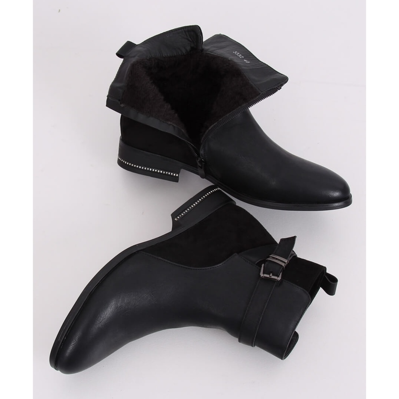 Botas Jodhpur pretas para mulheres 3332 pretas preto 2