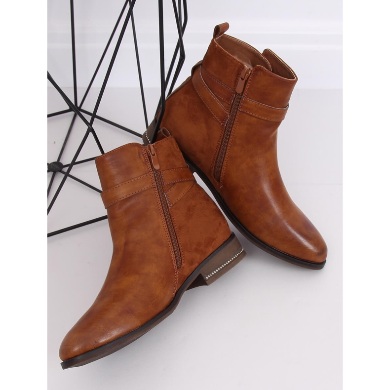 Camel 3332 Botas Camel Chelsea para mulheres castanho 2