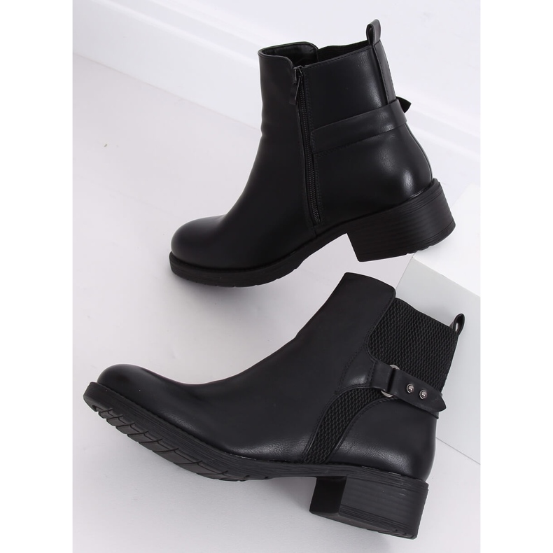 Botas pretas Jodhpur 1089 pretas preto 2