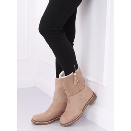 Botas femininas camurça bege S118 Sand 1