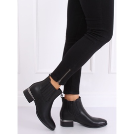 Botas pretas Chelsea para mulheres 3303 pretas preto 1