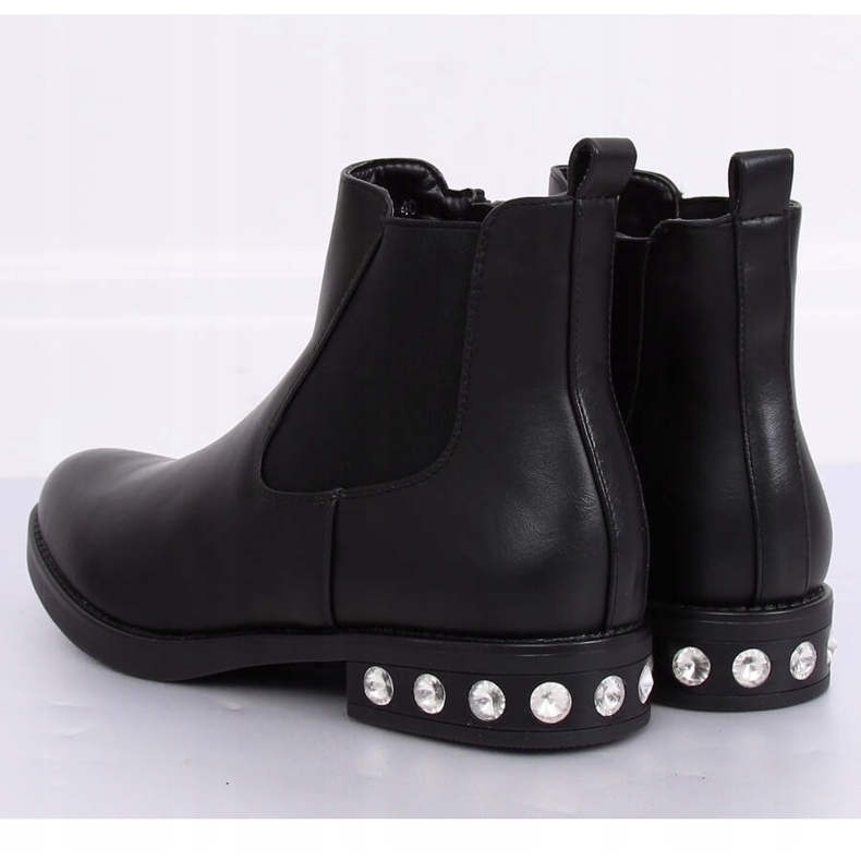 Botas pretas Chelsea para mulheres 7669 pretas preto 1