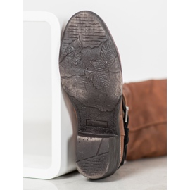 SHELOVET Botas marrons com enfeites marrom 1