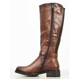 Filippo Botas marrons com elástico castanho 2