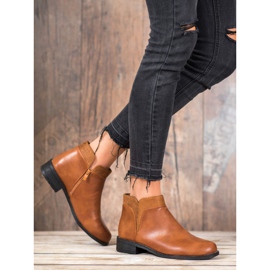 Small Swan Botas de camelo casuais marrom 1