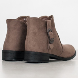 Small Swan Botas de camurça bege 2 Small Swan Botas de camurça bege 2