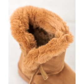 SHELOVET Botas de neve quentes castanho 1