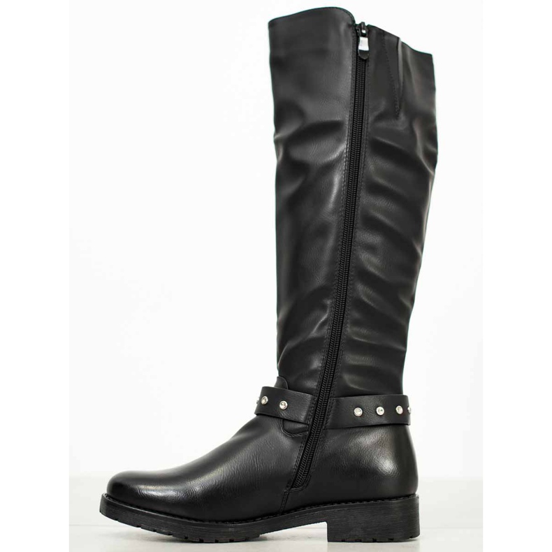 Bella Paris Botas de equitação pretas preto 1
