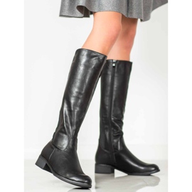Super Me Botas clássicas com elástico preto 2