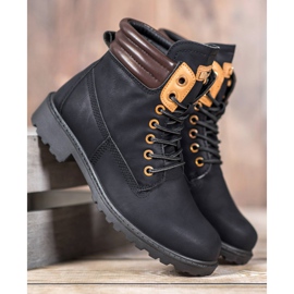 SHELOVET Trappers elegantes preto 1