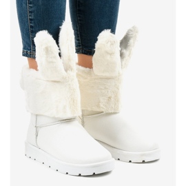 Botas esquimó com isolamento branco NB137 1