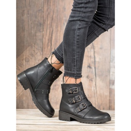 J. Star Trabalhadores negros com fechos preto 1