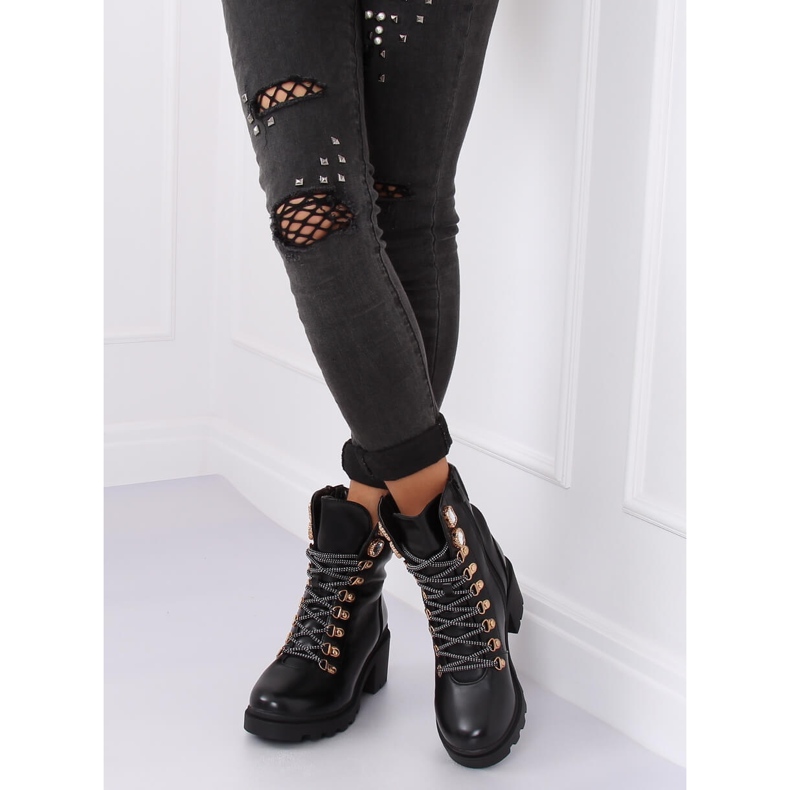 Botas pretas para mulheres pretas HE110 pretas preto 2