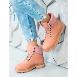 SHELOVET Trappers With Glitter rosa 1