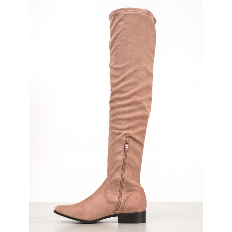 Jumex Botas Elegantes Com Fivela rosa 1