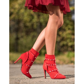 Bestelle Botas com pérolas vermelho 1