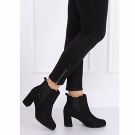 Botas pretas com salto alto preto 8063 preto 1