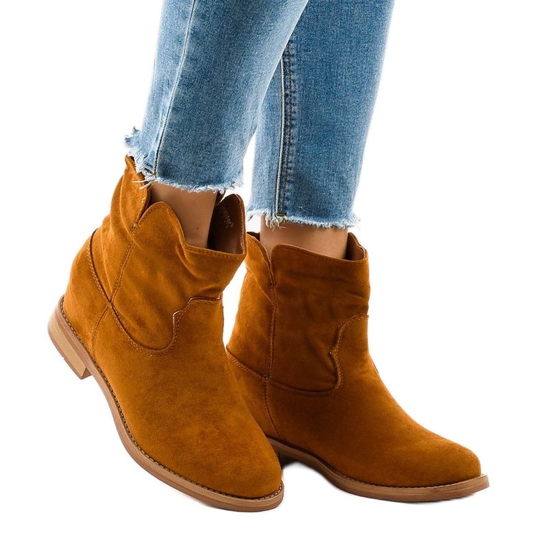 Botas de cowboy marrons NC981 castanho 1