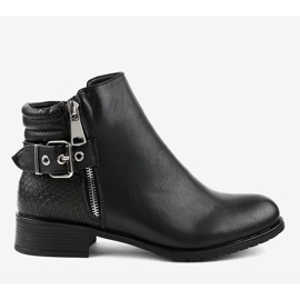 Botas Jodhpur pretas planas KA525SL preto 2 Botas Jodhpur pretas planas KA525SL preto 2