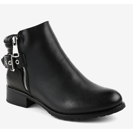 Botas Jodhpur pretas planas KA525SL preto 1 Botas Jodhpur pretas planas KA525SL preto 1