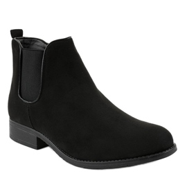 Botas Jodhpur pretas ML34 rasas preto 1