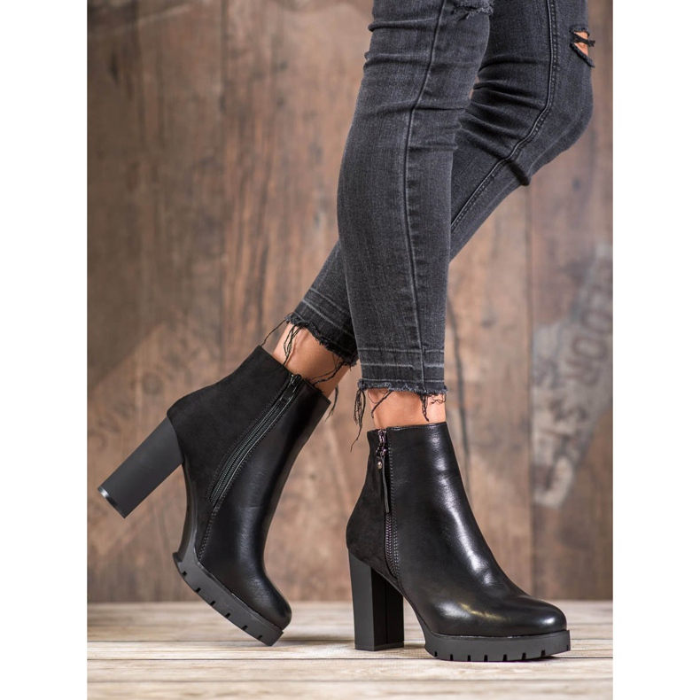 Bestelle Botas pretas na plataforma preto 2