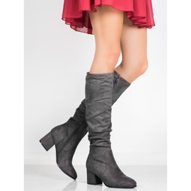 Seastar Botas cinzentas no posto cinza 1