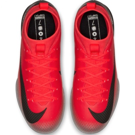 Chuteiras Nike Mercurial Superfly X 6 Academy Gs CR7 Ic Jr AJ3110 600 multicolorido vermelho 1