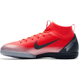 Chuteiras Nike Mercurial Superfly X 6 Academy Gs CR7 Ic Jr AJ3110 600 multicolorido vermelho 2
