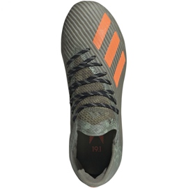 Chuteiras Adidas X 19.1 Jr Fg EF8301 verde verde 1