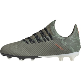 Chuteiras Adidas X 19.1 Jr Fg EF8301 verde verde 2