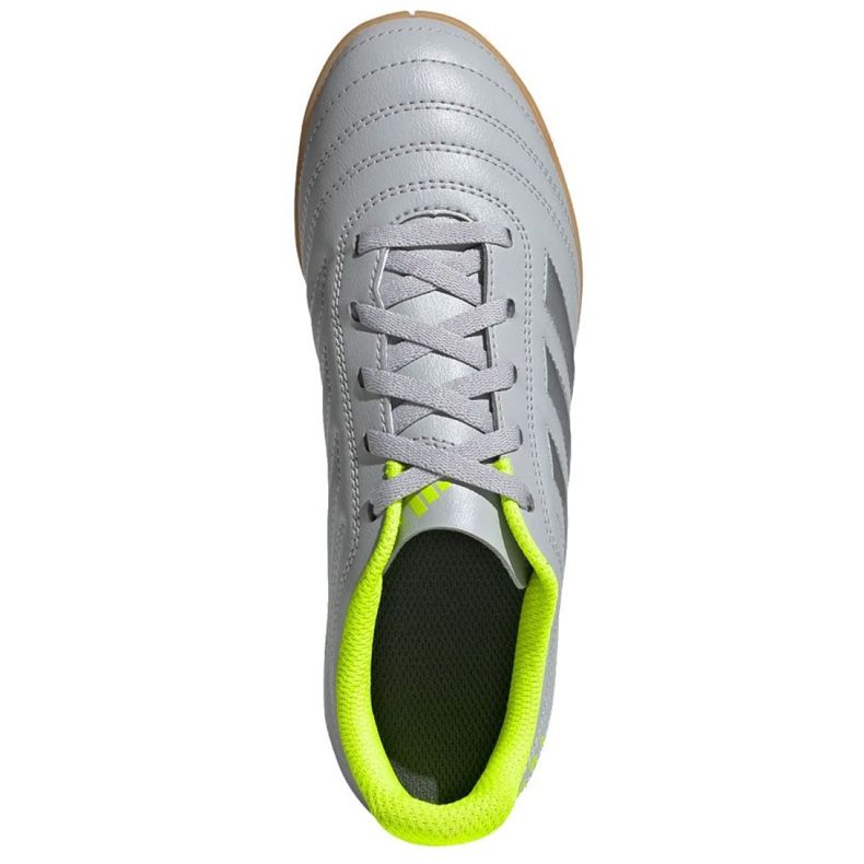 Sapatos de interior adidas Copa 20.4 In Jr EF8354 cinza prata 1