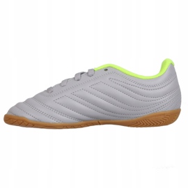 Sapatos de interior adidas Copa 20.4 In Jr EF8354 cinza prata 2