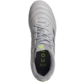 Chuteiras Adidas Copa 20.3 Fg Jr EF8332 cinza cinza 1
