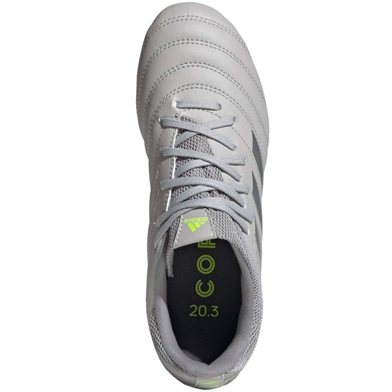 Chuteiras Adidas Copa 20.3 Fg Jr EF8332 cinza cinza 1