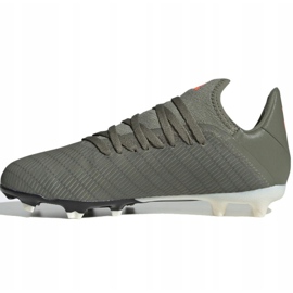 Chuteiras Adidas X 19.3 Fg Jr EF8374 cinza cinza 2