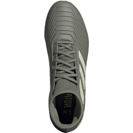 Chuteiras Adidas Predator 19.3 Fg M EF8208 cinza cinza 1