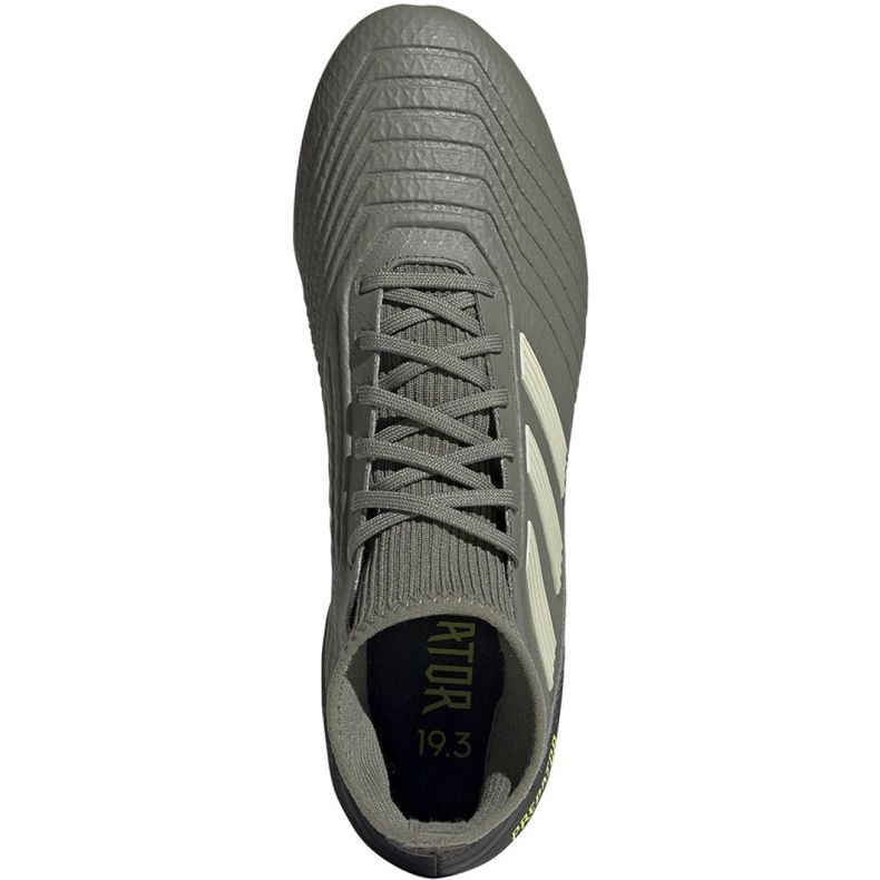 Chuteiras Adidas Predator 19.3 Fg M EF8208 cinza cinza 1