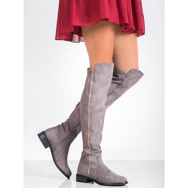 Seastar Botas cinza com zíper 1