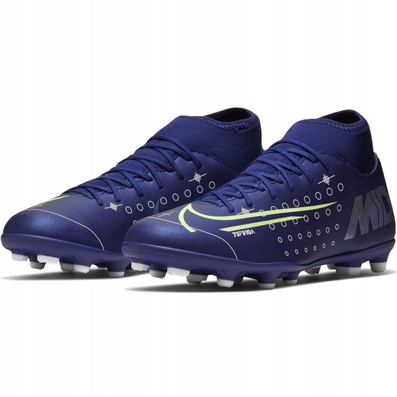 Chuteira Nike Mercurial Superfly 7 Club Mds FG / MG M BQ5463 401 azul marinho azul 1