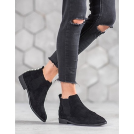 SHELOVET Botas Chelsea com pérolas preto 1