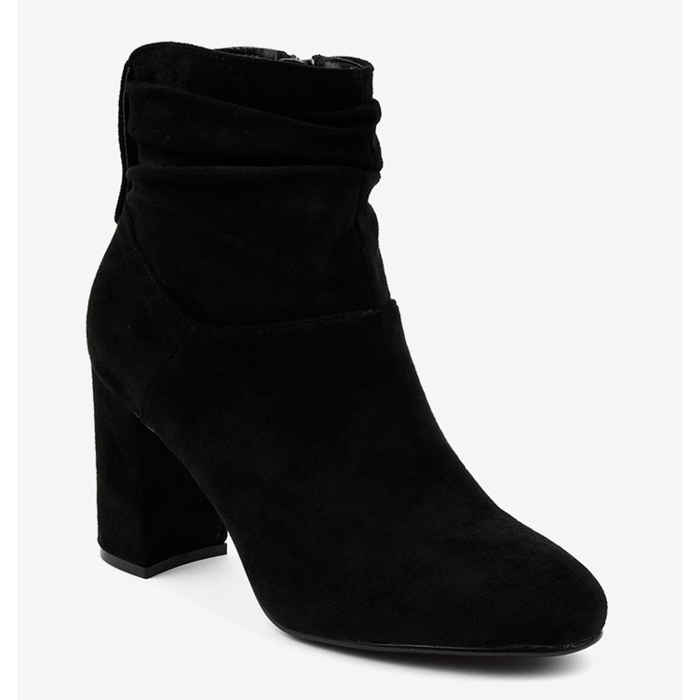 Botas pretas elegantes no poste 884 preto 1