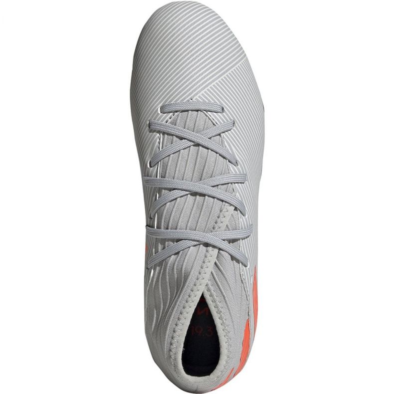 As chuteiras adidas Nemeziz 19.3 Fg Jr EF8302 multicolorido cinza 1