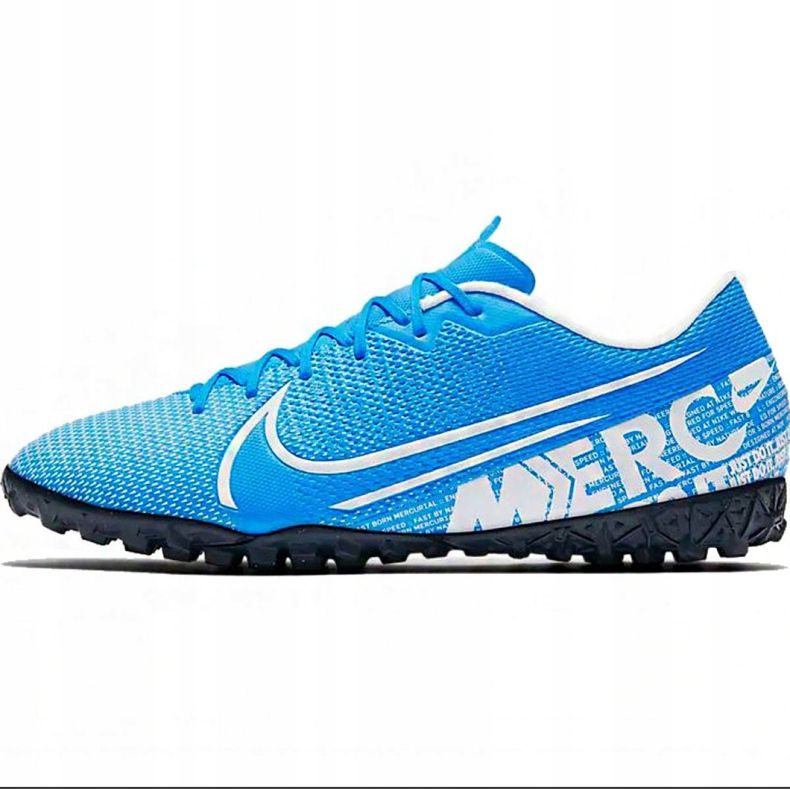 Chuteiras Nike Mercurial Vapor 13 Academy M Tf AT7996 414 multicolorido azul 1