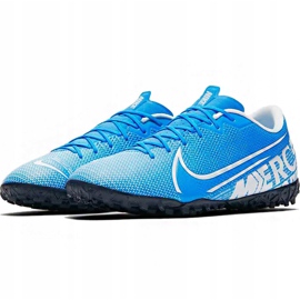 Chuteiras Nike Mercurial Vapor 13 Academy M Tf AT7996 414 multicolorido azul 2 Chuteiras Nike Mercurial Vapor 13 Academy M Tf AT7996 414 multicolorido azul 2