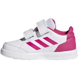 Sapatos adidas Altasport Cf I Jr D96846 branco roxo 2