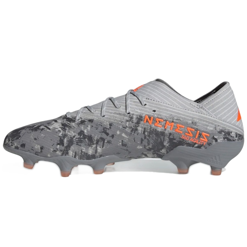 Chuteiras Adidas Nemeziz 19.1 Fg M EF8281 vermelho cinza 2